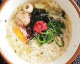 大葉と梅の冷やしラーメン作り方2写真