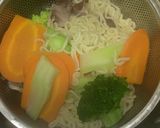 つめたいサッポロ一番塩ラーメン作り方3写真