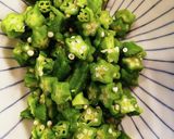 夏の副菜、オクラ梅ジャコマヨで簡単に♪︎作り方1写真