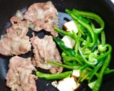減塩 豚とピーマンと厚揚げの甘味噌炒め作り方2写真