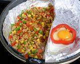 コーンとピーマンのキーマカレー作り方6写真