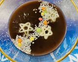 夏にお勧め☆星の冷ぜんざい（小麦無）作り方3写真