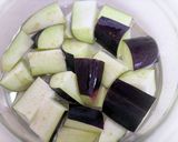 素材一品だけおかず、レンジでなす味噌作り方1写真