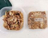 豚コマの生姜焼き弁当 21/6.30作り方1写真