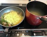 焼肉のタレ消費に！焼肉スパゲッティ作り方6写真