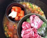 炊飯器で副菜2品も一緒に【カレーピラフ】作り方8写真