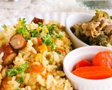 炊飯器で副菜2品も一緒に【カレーピラフ】作り方12写真