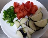 なすとトマトとピーマン☆味噌マヨパスタ作り方2写真