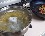 なすとトマトとピーマン☆味噌マヨパスタ作り方6写真
