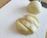 まるごと桃を使ったフルーツトースト作り方14写真