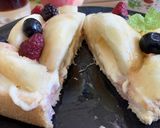 まるごと桃を使ったフルーツトースト作り方21写真