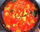 夏野菜のトマトうどん作り方1写真