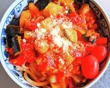夏野菜のトマトうどん作り方3写真