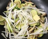 ズッキーニのネギバターソースパスタ作り方6写真