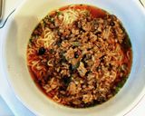 サッポロ一番♪茄子肉味噌冷やし麺作り方7写真