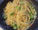 業務スーパー★冷凍オクラとしらすのパスタ作り方5写真
