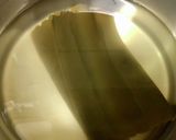 娘に伝授するお吸い物☆鰹節少しでだし汁作り方3写真