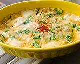 ダイエット♡レンチン2分半！豆腐親子丼作り方6写真