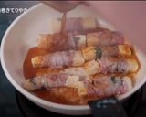 冷凍豆腐の肉巻きてりやき作り方11写真