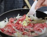 丼でカロリーオフ♪しらたき入り牛丼作り方5写真