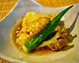 No2876舞茸汁の揚げ出し豆腐作り方6写真