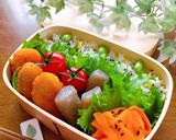 お弁当に★たくあんと枝豆のごまおにぎり作り方4写真