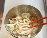 海老と玉ねぎ、枝豆のかけ揚げ作り方5写真