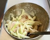 海老と玉ねぎ、枝豆のかけ揚げ作り方6写真
