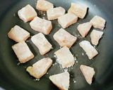 ふわふわメカジキと玉ねぎのオイマヨソテー作り方6写真