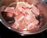 簡単白菜と豚肉のあっさりクリームスープ作り方1写真