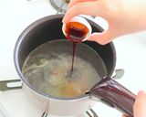 揚げなすと豚肉の和そば風作り方5写真