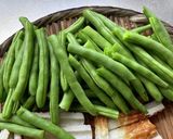 インゲンと竹輪のかき揚げ作り方1写真