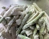 インゲンと竹輪のかき揚げ作り方5写真