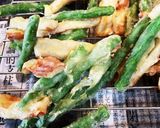 インゲンと竹輪のかき揚げ作り方7写真