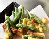 インゲンと竹輪のかき揚げ作り方8写真