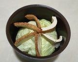 丸ごとキャベツと厚揚げの炊飯器煮込み作り方4写真