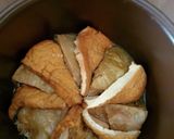 丸ごとキャベツと厚揚げの炊飯器煮込み作り方5写真