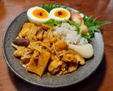 もやし入り　発酵玉葱のカレー　作り方5写真