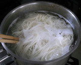 角切りガスパチョと蒸し鶏のそうめん作り方1写真