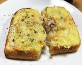 からしマヨdeキャベツチーズトースト作り方2写真