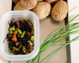 ひじき煮物のリメイク里芋コロッケ作り方1写真