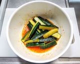 ズッキーニのレンジで煮浸し◎揚げ浸し風味作り方3写真