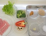 ゆで豚肉のごまだれ作り方1写真