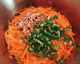 ナッツのにんじんしりしりオリーブ油風味作り方5写真