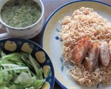 ヒレカツとレタスで冷やしサッポロラーメン作り方2写真
