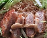 ヒレカツとレタスで冷やしサッポロラーメン作り方3写真