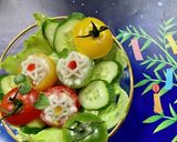 アレルギー対応　ミニトマトカップサラダ作り方4写真