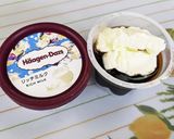 市販のコーヒーゼリーにミルクアイスを♡作り方3写真