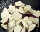 ピリカラがキムチ良ィー♪さつま芋御飯。作り方3写真
