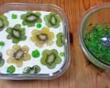 お花のキウイとヨーグルトのスコップケーキ作り方14写真
